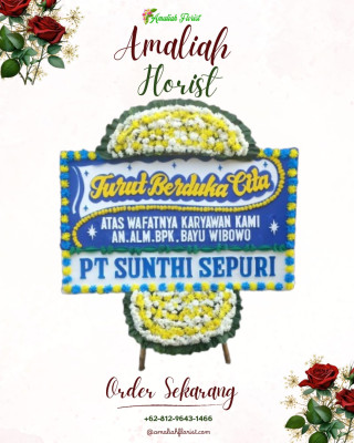 Papan Bunga Duka di Torere